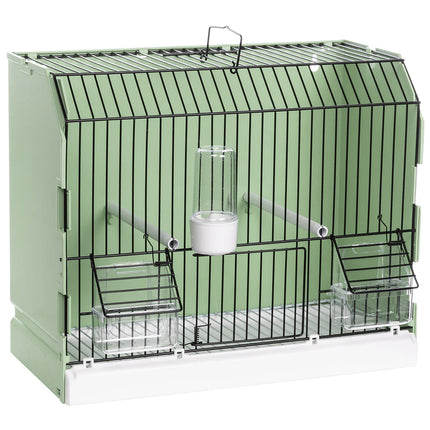 Exposition Cage Green 3 Doors Black Grid