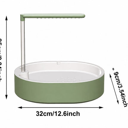 Bird Bath with Circulating Shower System